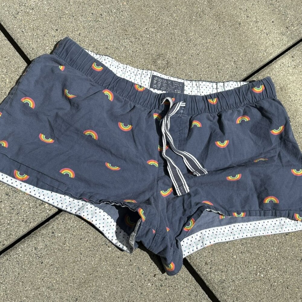 xhileration rainbow shorts- women's M